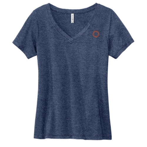 CommonwealthFusionSystems - Volunteer Knitwear Women's Daily V-Neck Tee USA-Made